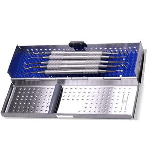 ชุดเครื่องมือทันตกรรม5ชิ้นอุปกรณ์ผ่าตัดแบบใช้มือเครื่องมือผ่าตัดทั่วไปแบบแมนนวล - Product Image 5