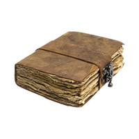 Carnet de notes, carnet de croquis, bloc-notes New Era personnalisé, couverture rigide en cuir vintage de haute qualité, reliure cousue, 100 feuilles