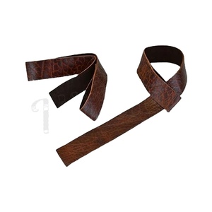 Attelles de poignet en cuir de vachette robustes pour la musculation avec sangles de soutien du pouce, antidérapantes, respirantes, unisexes - Product Image 1