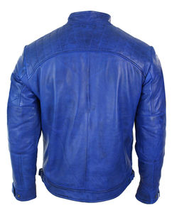 Chaqueta de Motociclista de Cuero para Hombre, Estilo Urbano, Diseño de Moda de Alta Calidad, Tallas Grandes, Nueva Colección 2026 - Product Image 2