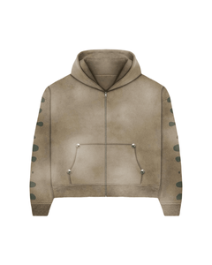 Ensemble de survêtement 2 pièces personnalisé de haute qualité, 500 GSM, coupe ajustée, imprimé, en molleton écologique, avec sweats à capuche oversize et pantalon de jogging - Product Image 6