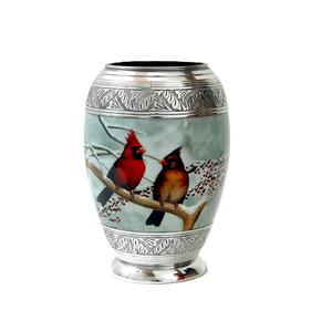 Urnas de cremación funeraria de metal más vendidas para cenizas humanas y momentos memorables Urnas para adultos de color antiguo - Product Image 1