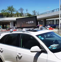 P2.5 P3 P4 P5 Toit de Voiture LED Écran D'affichage Numérique Double Face Étanche Toit de Voiture Panneau Publicitaire Mobile