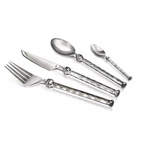Prix de vente élevé ensemble de couverts avec poignée en métal nouveau look ensemble de couverts en métal dernier ensemble de couverts en prix de gros pas cher - Product Image 2