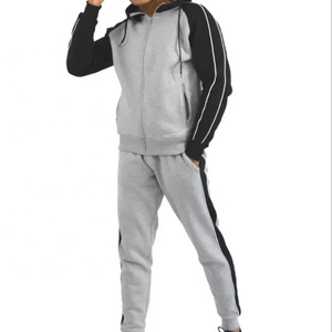 Ventes en gros de survêtements d'hiver pour hommes de haute qualité, personnalisés, streetwear, ensembles de jogging deux pièces, coupe slim décontractée, 100% coton - Product Image 1