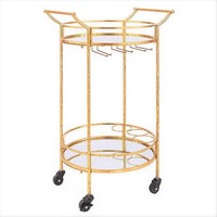 Chariot de service moderne en fer pour hôtel, restaurant, bar, cuisine, extérieur, hôpital, avec logo personnalisé en métal