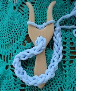 Moderne Lucet tricot fourchette et crochet ensemble fait à la main bricolage Bracelet artisanat Braider tissage tapisserie bobine outil de tricot - Product Image 5