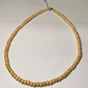 Collar con Colgante de Madera, Joyería Ecológica Hecha a Mano para Mujer, Uso Casual y Festivo - Product Image 1