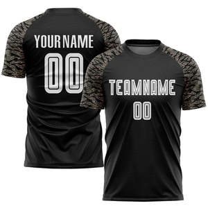 เสื้อฟุตบอลแบบสั่งทำพิเศษ ระบายอากาศได้ดี แห้งเร็ว น้ำหนักเบา ลายพิมพ์แบบซับลิเมชั่น ชุดฟุตบอลสำหรับผู้ใหญ่ โพลีเอสเตอร์ 100% แขนครึ่ง - Product Image 1