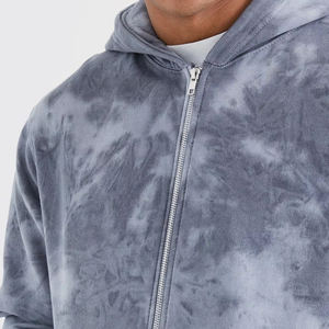 Sweats à capuche unisexes de qualité supérieure en coton mélangé respirant, style streetwear surdimensionné, vêtements décontractés d'hiver, vente en gros OEM ODM - Product Image 2