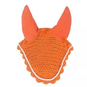 Produits équestres de qualité supérieure équitation oreille Bonnet personnalisation tricoté à la main maille cheval mouche voiles - Product Image 4