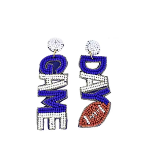 Pendientes de Balón de Fútbol con Cuentas Hechos a Mano, Estilo Clásico, Inspirados en el Deporte, con Patrón de Números, Joyería de Regalo para Ella, de la India - Product Image 4