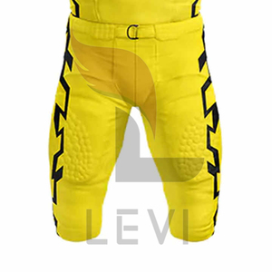 Ensemble d'uniformes de maillot de football américain de qualité supérieure avec col en V tissu double couche Logo personnalisé vêtements de sport respirants pour hommes - Product Image 3