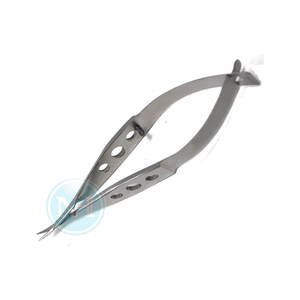 Tijeras Oftálmicas de Punta Curva, Instrumento Quirúrgico de Alta Precisión, Tijeras Quirúrgicas Curvas - Product Image 5