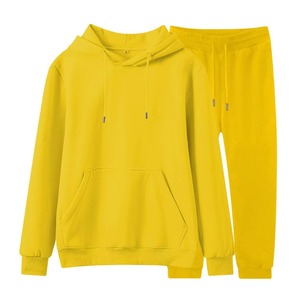 Traje de sudor unisex negro sin capucha Cremallera Serigrafía Personalizar colores Traje de sudor Traje de sudadera ajustado 2 piezas 2025 - Product Image 2