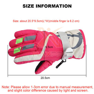 Vente directe d'usine, gants de ski imperméables à doigts entiers, hiver, unisexe, personnalisables - Product Image 4