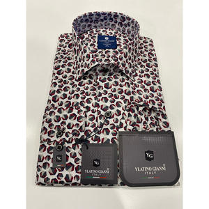 เสื้อเชิ้ตผ้าฝ้ายเข้ารูปสำหรับผู้ชายทำจากผ้าเทอร์กีย์แขนยาวระบายอากาศได้ดีเนื้อนุ่ม - Product Image 4