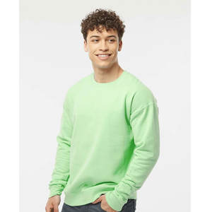 <b>Navy</b> Blue Thick Blank Custom Print Unisex Crew Neck Sweatshirt Wholesale Crew Neck Winter Men and <b>Women</b> New Arrival Sweatshirt - Product Image 5