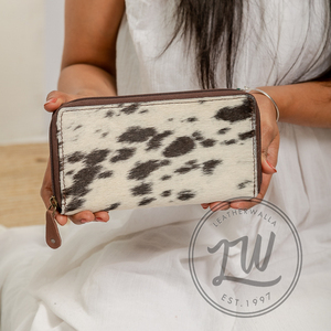 LW 2024 Ladies <b>Wallet</b> Genuine Leather Clutch Vegan Purse with Money Clips Latest Design for Women - Product Image 2