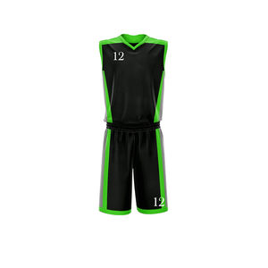 Uniformes de Baloncesto Transpirables Baratos, 100% Poliéster, Color Personalizado, Servicio OEM, Nuevo Diseño, Gran Venta, Mejor Calidad - Product Image 4