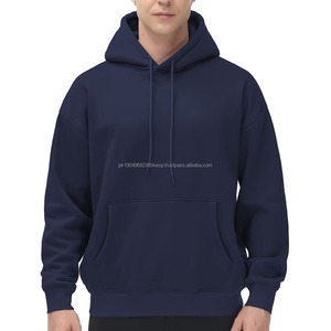 Sudadera con Capucha de Moda 100% Algodón de Alta Calidad para Hombre, Ropa Urbana Básica, Sudadera con Capucha de Algodón Combinado para Hombre - Product Image 4