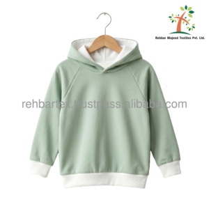 เสื้อฮู้ดเด็กผ้าฝ้าย 100% ทนทาน ใส่ได้ทั้งเด็กชายและเด็กหญิง นุ่มสบาย ขนาดสั่งทำได้ เสื้อฮู้ดแบบสวมพร้อมปลายแขนริบ สำหรับใส่ลำลอง ผู้จำหน่ายขายส่ง - Product Image 3