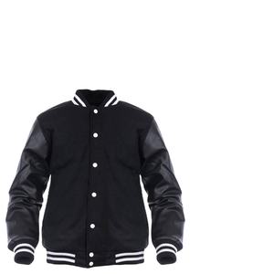 Good Quality Men's Baseball Jackets With Varsity Sleeves Wholesale Long Sleeve Windproof Quilted Men Varsity Jacket 2026 - Product Image 2