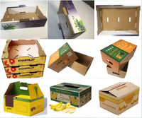 Boîtes d'emballage d'expédition en carton de fruits frais avec logo personnalisé Boîtes en carton ondulé à impression offset
