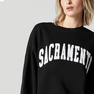 Winter <b>Long</b> <b>Sweatshirt</b> Custom Logo Pullover Cotton Fleece Mock Neck Stylish Durable Quality Casual Fashion Unisex Comfortable - Product Image 4