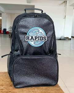 Sac à dos scintillant pour filles avec grande capacité pour le club de cheerleading, sac d'école pour femmes, sac à dos à paillettes brillantes avec dos rembourré - Product Image 3