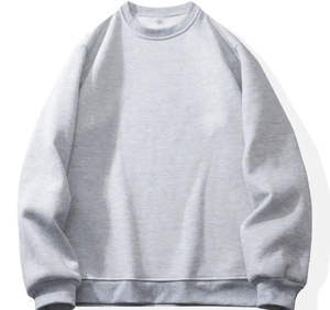 Sudadera con Capucha Extra Grande con Cierre para Hombre, 100% Algodón, Diseño Sólido, Forro Polar, Impresión de Logotipo Frontal, Transpirable para Otoño - Product Image 2