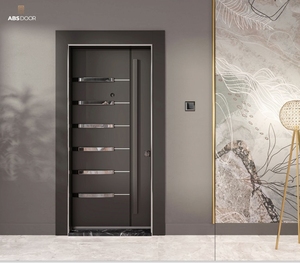 ABSDOOR DARK KNIGHT Sleek Strong Steel <b>Door</b> Modern Elegance Design Manual Interior Apartment Entry Thermal Insulation Villa - Product Image 3