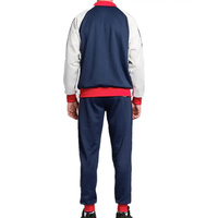 Survêtement de sport pour homme grande taille avec logo personnalisé, veste de sport et pantalon de survêtement de qualité supérieure pour l'entraînement en salle de sport