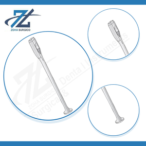 Osteótomo Rectangular Curvo Moore Hollow, Varillas Estándar de 135 mm de Largo, Acero Inoxidable Quirúrgico Manual, Reutilizable, Certificado CE - Product Image 4
