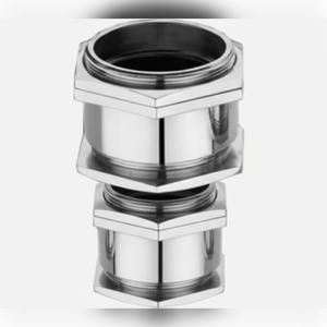 Nuevo y Popular Prensaestopas de Latón de Compresión Simple de Alta Resistencia AE15 Rosca M75 IP65 Niquelado para Cables de 65 a 74 mm - Product Image 1