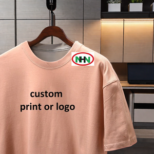 T-shirt coupe ample 100% coton de haute qualité à petite épaule tombante de marque personnalisée pour hommes surdimensionnés t-shirt pas cher vente en gros - Product Image 3