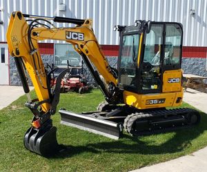 JCB 35Z-1รถขุดตีนตะขาบขนาดเล็กที่ใช้5ton น้ำหนักการดำเนินงานกับแกนหลักส่วนประกอบเครื่องยนต์มอเตอร์ที่แนบมาถังปั๊ม - Product Image 4