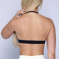 Soutien-gorge de sport pour femme, léger, respirant, à séchage rapide, antibactérien, avec fermeture éclair réglable, haute résistance aux chocs