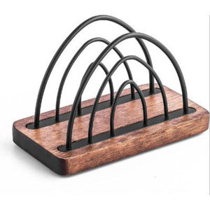 Servilletero de hierro de Metal negro de alta calidad, servilletero de mesa de restaurante, dispensador de pañuelos para decoración de mesa de comedor - Product Image 2