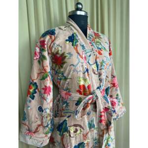 Kimono de Terciopelo Unisex de Lujo, Elegante Bata Reversible con Forro de Seda, Estilo Bohemio, Regalo de Navidad para Otoño e Invierno, Chaqueta, Bata de Casa, ODM - Product Image 5