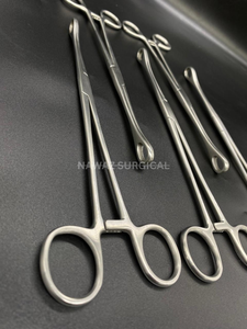 Forceps manuel chirurgical en acier inoxydable pour éponges Foerster, instruments de protection chirurgicale de qualité médicale - Product Image 4