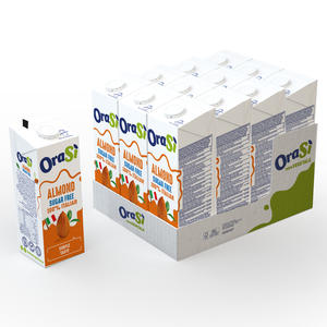 Bebida Vegetal OraSì Sin Azúcar de Almendras - Sabor Sutil - 100% Italiana - 1 litro - 12 unidades - Product Image 3