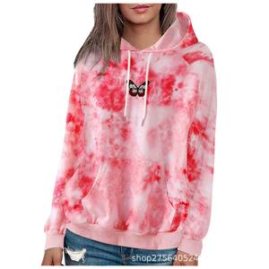 Sudadera con capucha de invierno de talla grande para mujer, personalizado, 3D, foto impresa, Gráfico de punto, sublimación de poliéster, lavado con ácido en blanco - Product Image 5