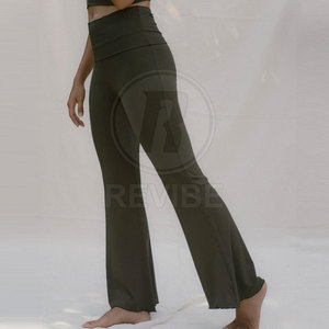 New Style Custom Made Yoga <b>Legging</b> Customized Color Women <b>Flare</b> <b>Legging</b> Made In Pakistan Women <b>Flare</b> <b>Legging</b> - Product Image 2