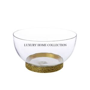 ชามเสิร์ฟโลหะที่ได้แรงบันดาลใจจากของโบราณมีความประณีตและรูปทรงโค้งมนไม่เหมือนใครเพื่อความบันเทิงที่หรูหรา - Product Image 2