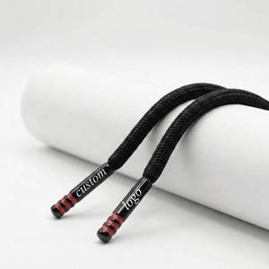 Custom Logo Hoodie Drawcord Factory Direct High Strength Braided 3 Strand Twisted Garment Apparel Cord - Product Image 6