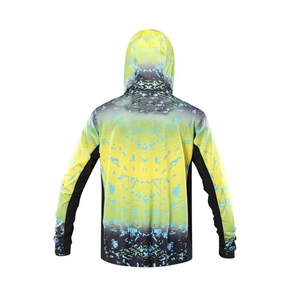 Pull Anti-UV Léger à manches longues avec trous pour les pouces Pro ou Casual Outdoor Anglers - Product Image 1