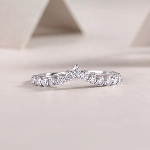 Bague de fiançailles unisexe en argent 925 14K avec certification IGI, Moissanite VVS, diamant halo personnalisé - Product Image 6