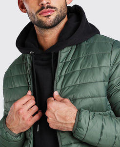 Nouvelle conception de vestes matelassées pour hommes, vente en gros, vente chaude, vestes à bulles personnalisées, hiver, épaisses et chaudes - Product Image 4