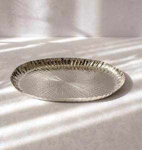 Vente en gros 100% plateau de service zigzag en aluminium sans danger pour les aliments, vente en ligne de bols à chocolat artisanaux en métal à prix réduit pour les plateaux - Product Image 4